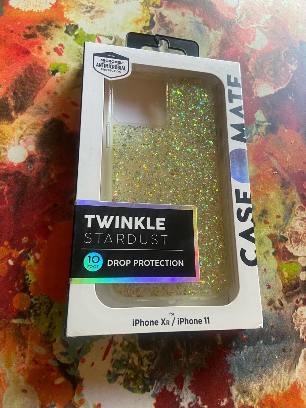 case-mate Twinkle Stardust Glitter Phone Case — Gold Sparkle